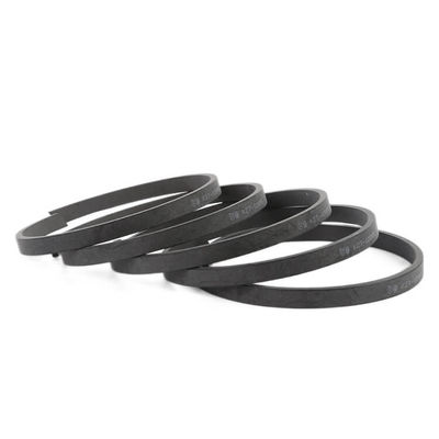 Size 120 112 9.7 KZT Black Excavator Hydraulic Piston Rings For Cylinder Seal Kit