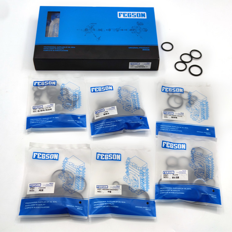 KOMATSU FEGSON PC130-8  Control Valve Seal Kit  Custom Oil Seals Rubber/PTFE Excavator