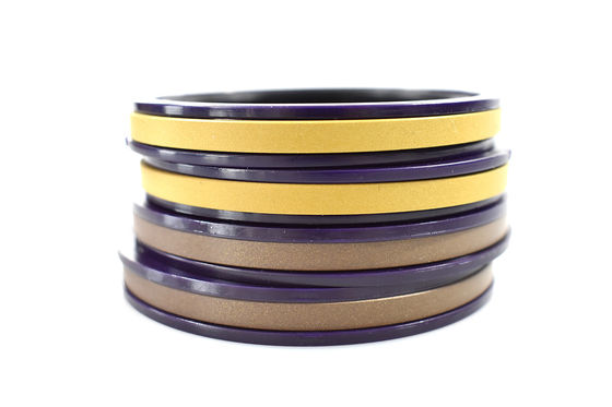 Brown PTFE Bronze NBR POM Ring SPGW Back Up Ring For Excavator Hydraulic Cylinders