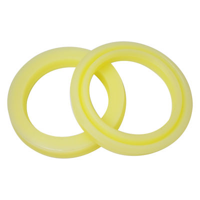 Yellow Hydraulic Rod Seal IDI ISI 45 X 65 X 12mm Hydraulic Cylinder Piston Seal Types Creamy