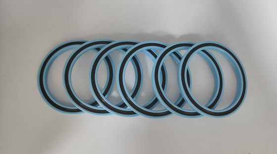   Hydraulic Rod Seal Polyurethane PU Oil Resistant OEM Sky Blue Seal Kit